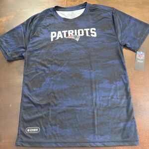 New England Patriots Youth Scrimmage T-Shirt Navy Size Large 14/16 Superbowl NFL